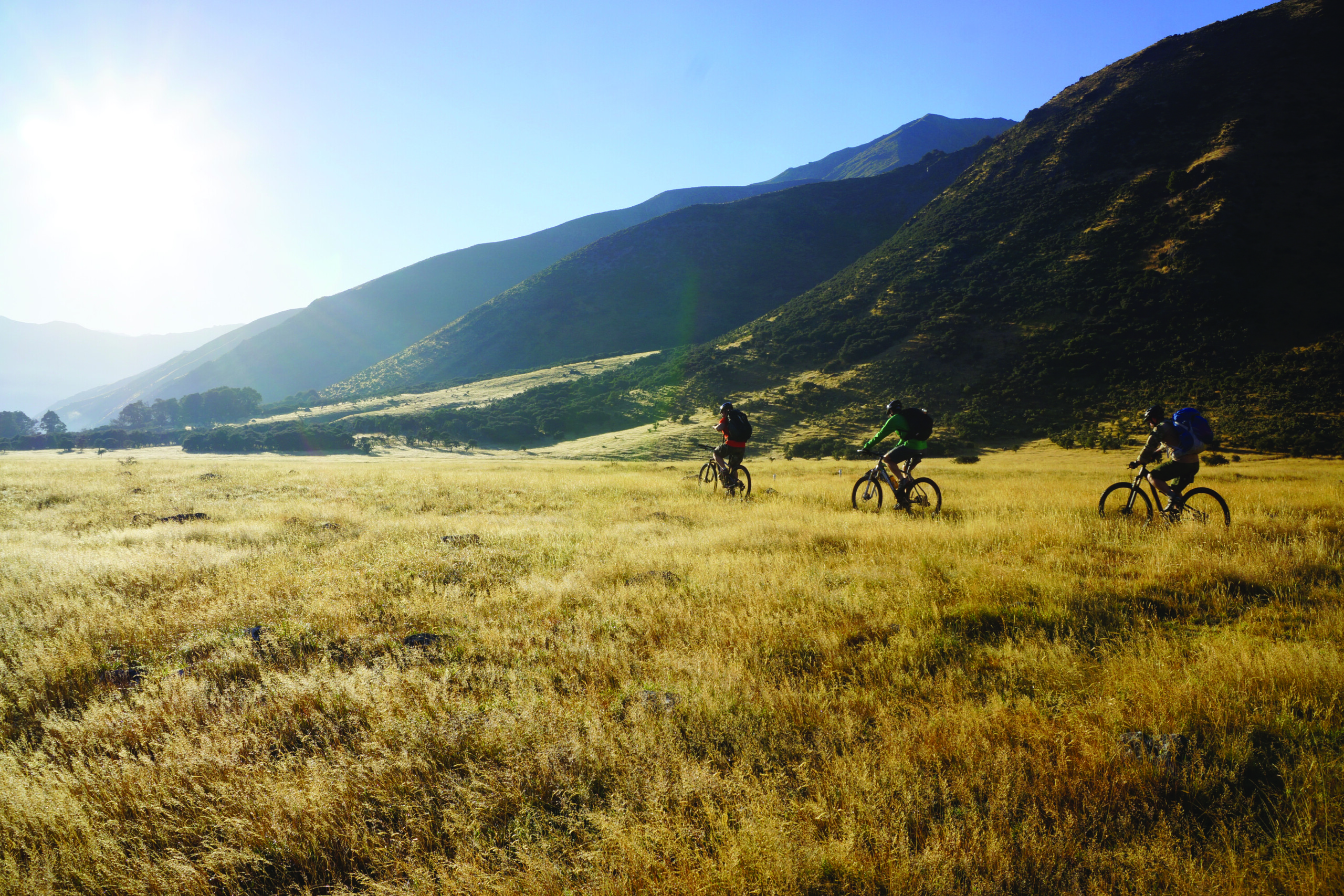 Mountain Bikers St James Walkway